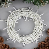 Гирлянда &laquo;Нить&raquo; 10 м, IP20, белая нить, 100 LED, свечение мульти, 8 режимов, 220 В