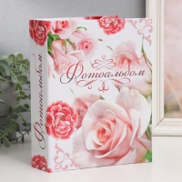 Фотоальбом 200 фото 10х15 см "Нежность роз" 26,5х17,5х5 см