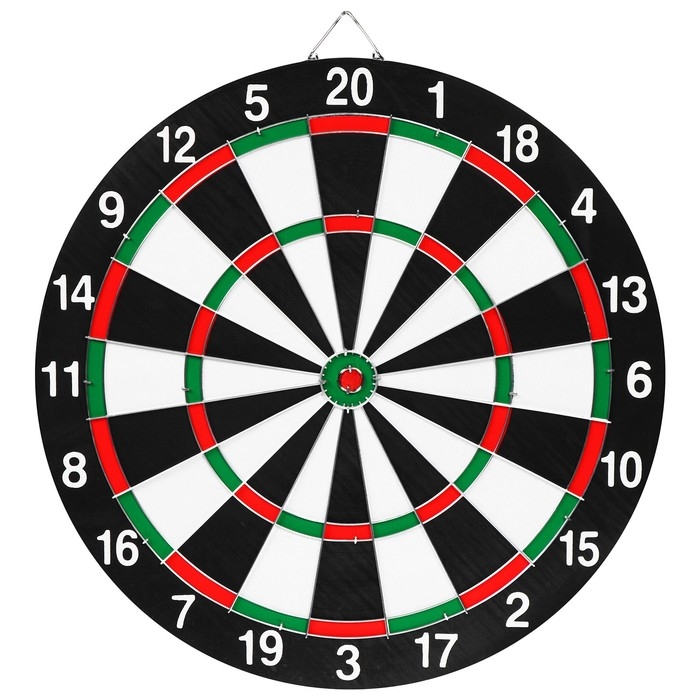 Дартс ONLYTOP, мишень диаметром 41 см, 6 дротиков
