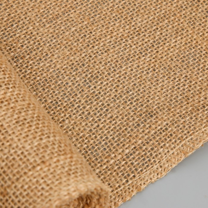 Тесьма декоративная текстиль "Холщовая" ширина 16 см намотка 2 метра