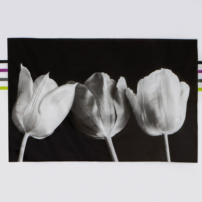 Штора для ванны Доляна &laquo;Белые цветы&raquo;, 180&times;180 см, EVA