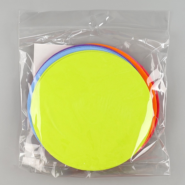 Набор фигурок из EVA "Круг", 12 шт, цвет МИКС