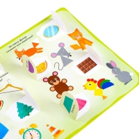 Книга картонная с окошками &laquo;Цвета и формы&raquo; 10 стр.