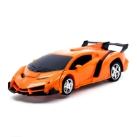 Робот радиоуправляемый &laquo;Ламбо&raquo;, трансформируется с пульта, масштаб 1:18, цвет оранжевый