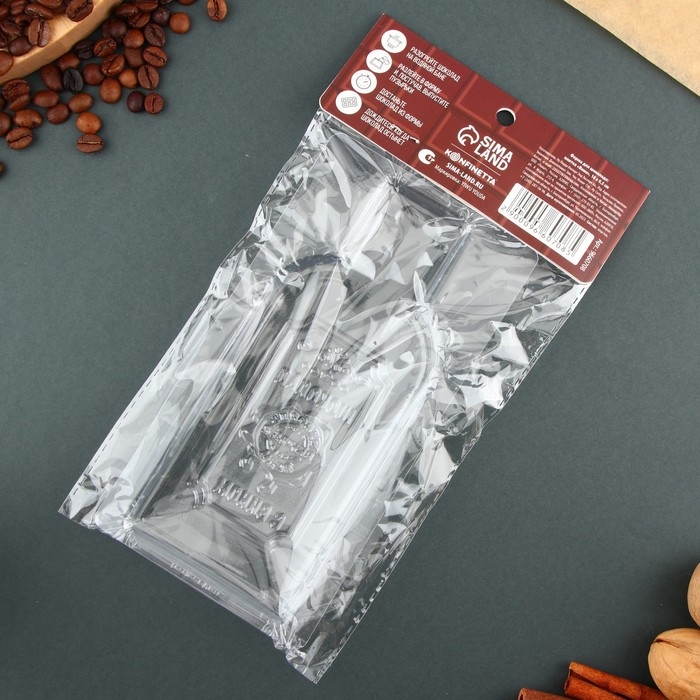 Форма для шоколада - плитка &laquo;Вино&raquo;, 18 х 9.5 см