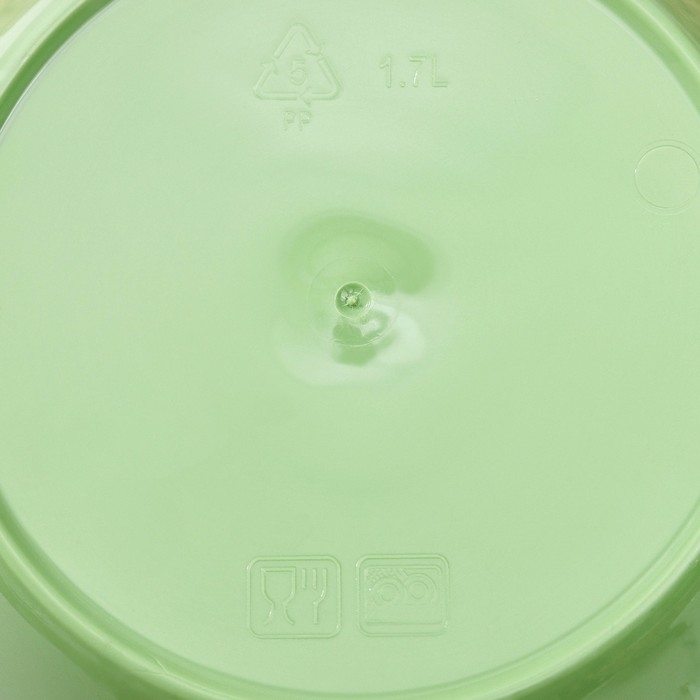 Салатник с крышкой &laquo;Fiesta&raquo;, 1,7 л, цвет МИКС