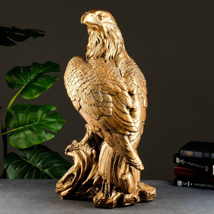 Копилка для денег &laquo;Орёл&raquo;, гипс, бронза, 63 см