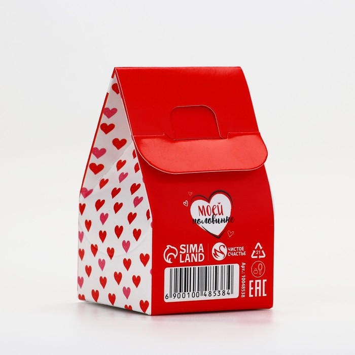 Бомбочка для ванны &laquo;Ты мое счастье&raquo;, 40 гр, аромат сочного персика, ЧИСТОЕ СЧАСТЬЕ