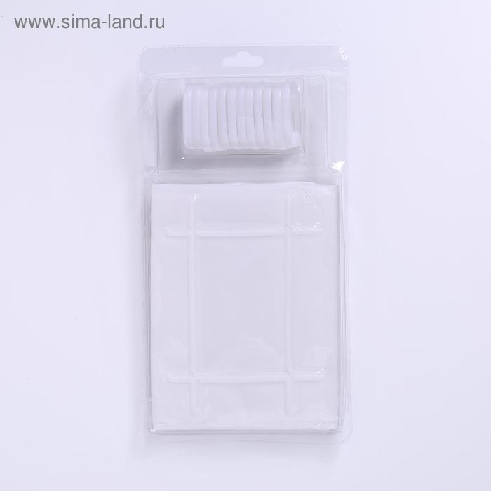 Штора для ванной &laquo;Экономь&raquo;, 180&times;180 см, PEVA, цвет белый