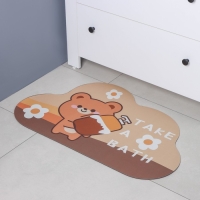 Коврик для дома Доляна Take a Bath, влаговпитывающий, 50&times;80 см