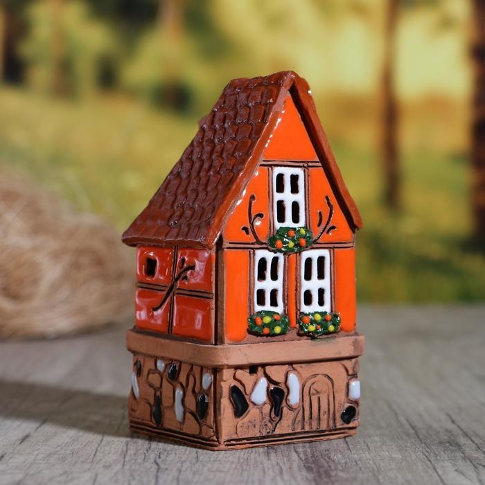 Аромалампа Домик &laquo;Санчо&raquo;, 13 см, ручная работа, микс