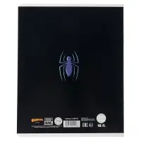 Тетрадь в линейку 18 листов, 5 видов МИКС, обложка мелованный картон, &laquo;Человек-паук&raquo;
