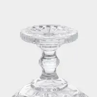 Конфетницы &laquo;Акапелла&raquo;, 9&times;15&times;12 см, набор 2 шт., стекло, прозрачные