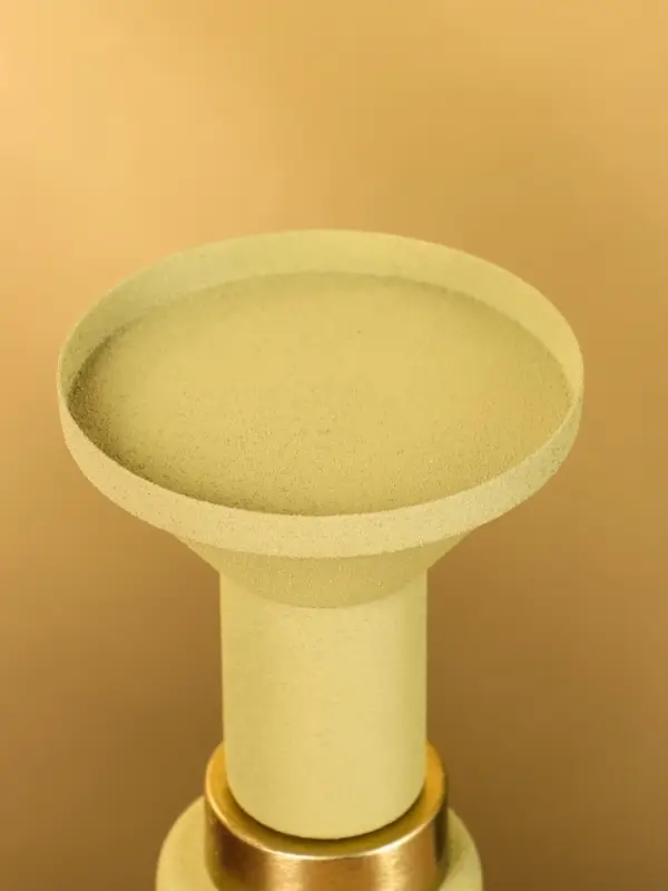 Подсвечник на 1 свечу текстурный &laquo;Оливковый&raquo;, 10.5&times;10.5&times;19.5 см