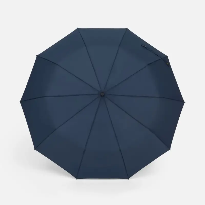 Зонт складной Cloudburst в подарочной упаковке, темно-синий