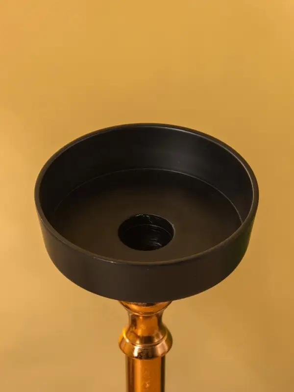 Подсвечник "Ренессанс" алюминий 10х10х37 см