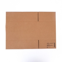 Коробка складная, бурая, 36 х 20 х 20 см