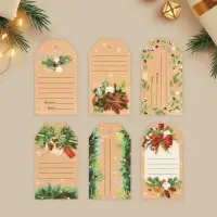 Шильдик декоративный в наборе &laquo;Время чудес&raquo;, 6 шт, 5 х 9 см