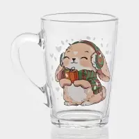 Кружка "Каппучино" "Новогодние зверушки" 300 мл