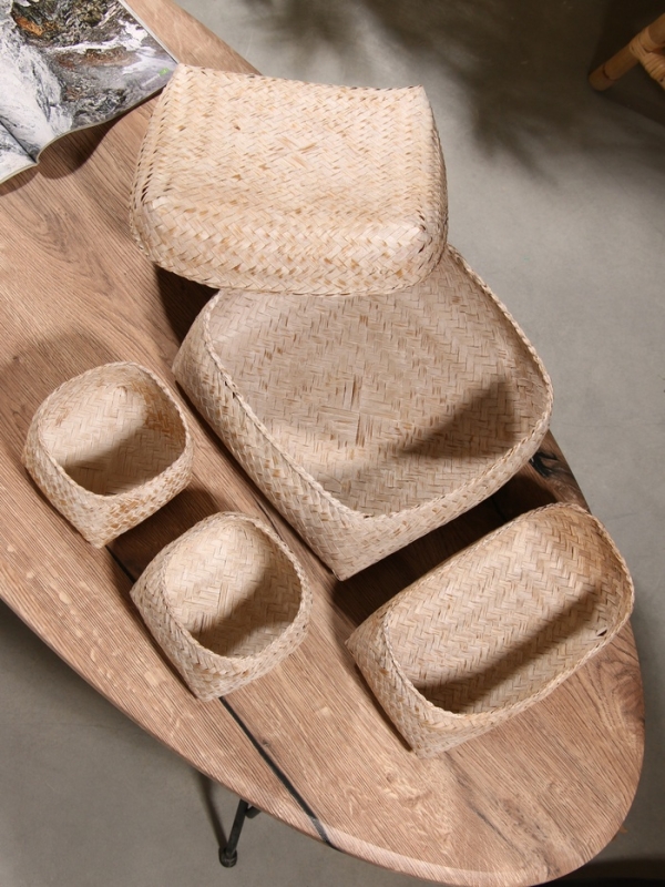 Набор плетеных корзин "Энди" 28.5х28.5х18.5 см