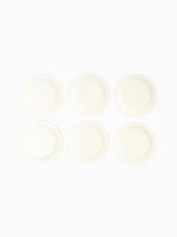 Тарелка С днем рождения, микс нежный 18см 6 шт