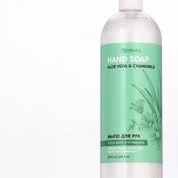 Жидкое мыло для рук 1000 мл, ромашка и алоэ, Рябина