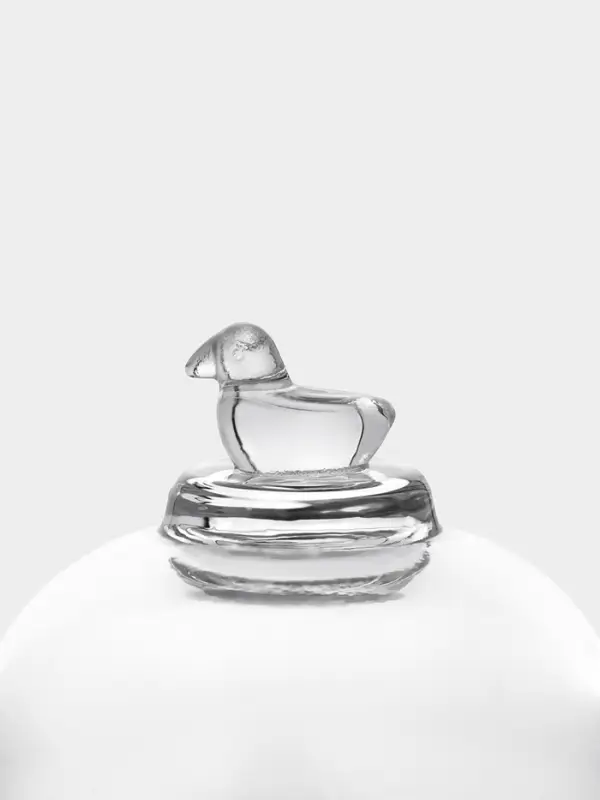 Икорница с крышкой "Купол" 7х7х9 см, прозрачная