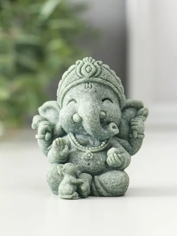 Сувенир песчаник "Маленький Ганеша" 4х5х6,8 см