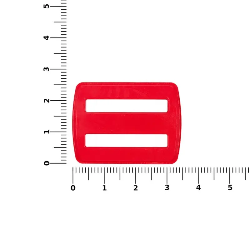 Пряжка &mdash; регулятор ремня Fermo, красная