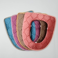 Чехол на сиденье для унитаза на липучках Доляна &laquo;Фили&raquo;, цвет МИКС