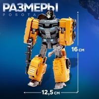 Робот &laquo;Спецбот. Автокран&raquo;, трансформируется, собирается в 1 большого из 7 роботов