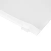 Папка-конверт на ZIP-молнии A5, 150 мкм, Calligrata, прозрачная, белая молния