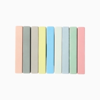 Мелки цветные школьные, набор 20шт "Синий трактор", прямоугольные