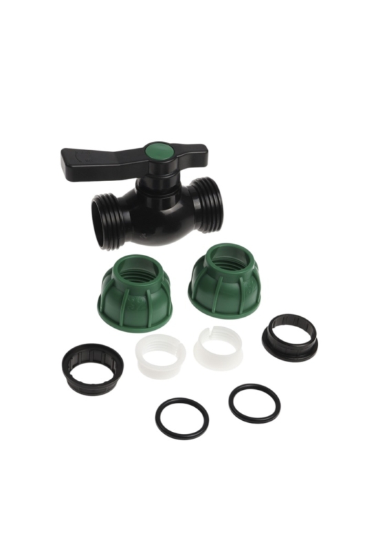 Кран шаровой ПНД ZEIN, 32 мм, цанга