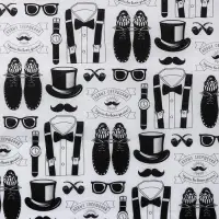 Бумага упаковочная тишью &laquo;Мужские атрибуты&raquo;, 50 х 70 см