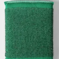 Губка для посуды Доляна, со стальной стружкой, 12&times;9&times;1.5 см, МИКС