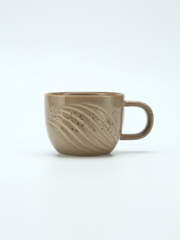 Чайная пара Dolce Ceramo. &laquo;Песчаный берег&raquo;, 2 предмета: кружка 200 мл, блюдце d=10 см