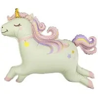 Воздушный шар фольгированный 38" &laquo;Волшебный единорог&raquo;, фигура