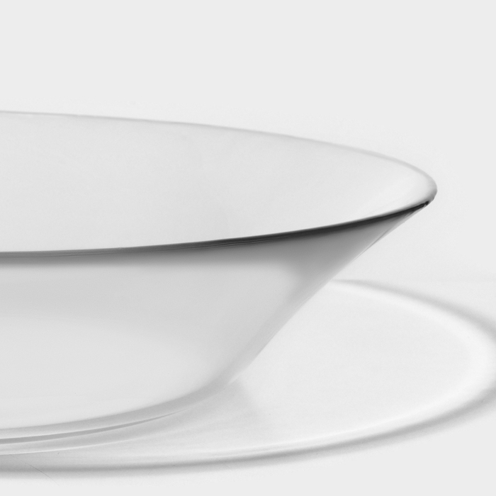 Тарелка стеклянная Invitation, d=22 см