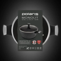 Кастрюля 4 литра Monolit-24C крышка индукция антипригарное