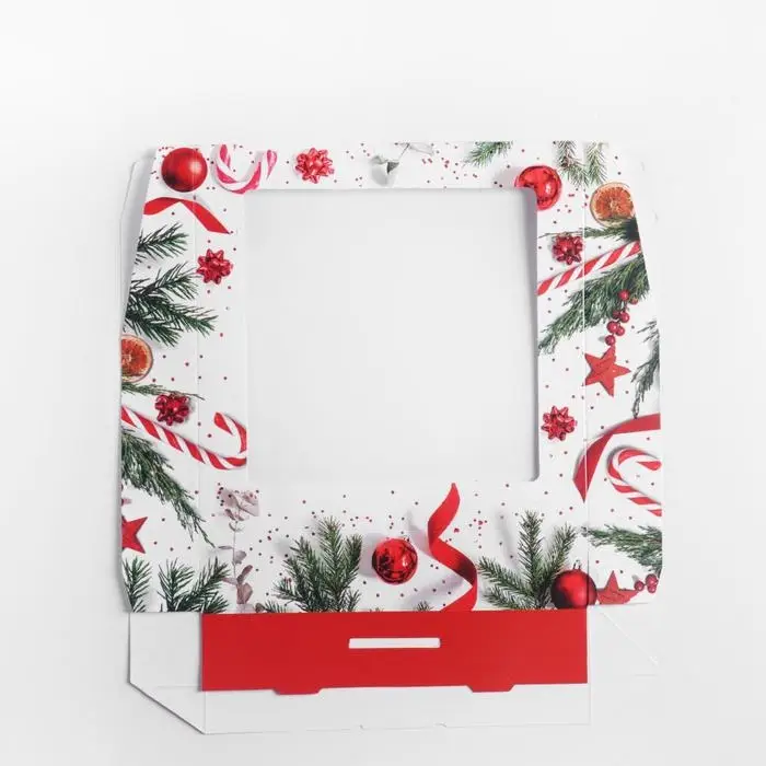 Коробка складная &laquo;Поздравляю!&raquo;, 20 х 20 х 4 см