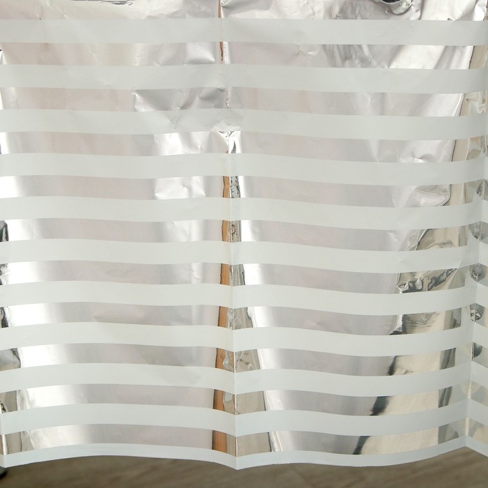 Скатерть &laquo;Полоска&raquo;, 137х183 см, цвет серебро