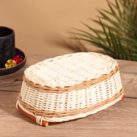 Корзина плетеная 25,5х16х8 см +/- 3 см  ротанг