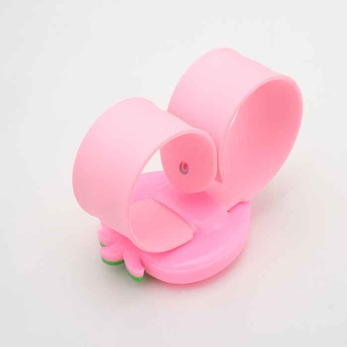 Часы наручные кварцевые детские "Клубничка", ремешок силикон