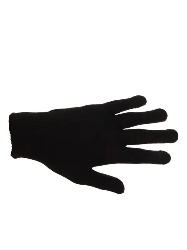 Перчатки садовые, хб, вязка 10 класс, 6 нитей, размер 9, с ПВХ точками, чёрные, Greengo