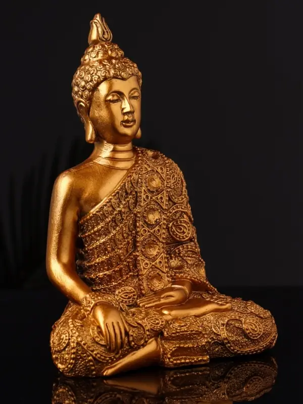 Фигура "Будда большой"  17х13 см, бронза