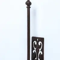 Сувенир чугун держатель д/полотенец "Узор" 10х8х32 см