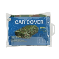 Тент автомобильный, водонепроницаемый, полиэстер, камуфляж хаки, размер M 457*165*119 см