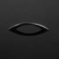 Ручка-скоба мебельная ТУНДРА РС185, м/о 96 мм, цвет черный