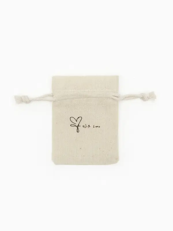 Мешочек подарочный &laquo;Нежность лён&raquo;, 7&times;9 см, бежевый